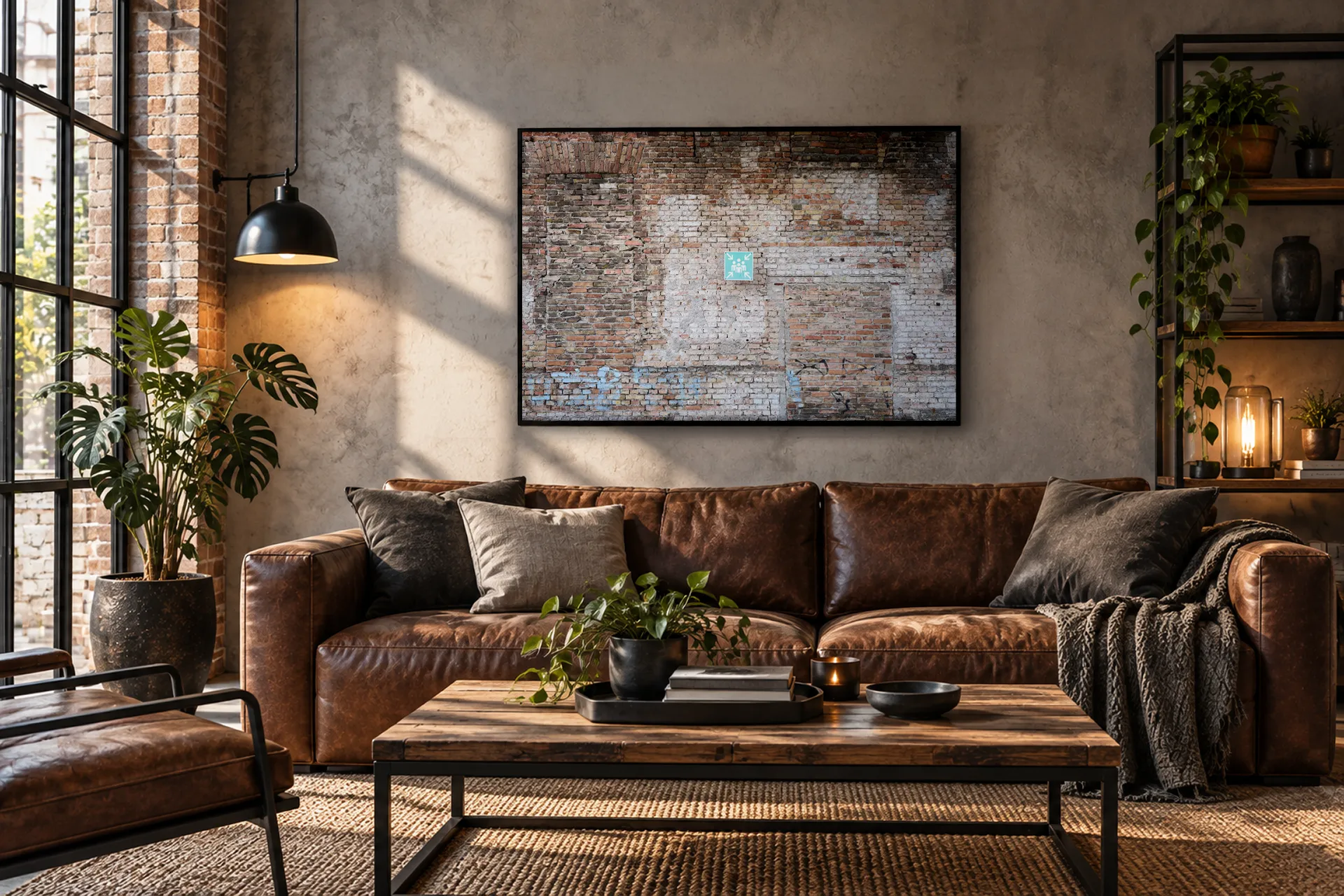 Sammelplatz, Berlin 2026 als gerahmtes Wandbild im Wohnraum